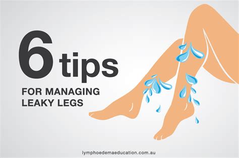 water leaking from leg|7 Tips For Managing Leaky Legs 